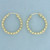 Diamond Cut Hoop Earrings in 10k Yellow Gold