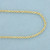 20 Inch Rope Link Chain Necklace in 14k Yellow Gold