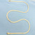 20 Inch Herringbone Link Necklace in 14k Yellow Gold