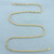 20 Inch Rope Link Chain Necklace in 14k Yellow Gold