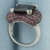Rhodolite Garnet Statement Ring in 10k White Gold