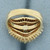 Vintage Round and Baguette Diamond Engagement Ring in 14k Yellow Gold