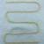 24 Inch Fancy Rolo Byzantine Link Chain Necklace in 18k Yellow Gold