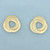 Triple Circle Stud Earring Enhancers in 14k Yellow Gold