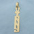 Vinny Name Pendant in 14k Yellow Gold