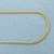 16 Inch Italian Boston Link Chain Necklace in 14k Yellow Gold