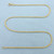 16 Inch Italian Boston Link Chain Necklace in 14k Yellow Gold