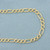 19 Inch Italian Figaro Chain Link Necklace in 14k Yellow Gold