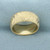 Chevron Design Wedding Band Ring in 14k Yellow Gold