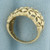 Quilted Diamond Design Ring in 10k Yellow Gold