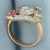 Antique Ruby and Old European Diamond Ring in 14k Rose Gold