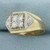 Men's Diamond Ring in 14k Yellow Gold