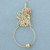 I Love You Mom Charm Holder Pendant in 10k Yellow and Rose Gold
