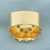 Filigree Wide Band Ring in 14k Yellow Gold