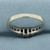 Emerald Diamond Engagement Wedding Ring in 14k White Gold