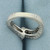 Tanzanite and Diamond Ring in 14k White Gold