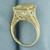 Yellow Tourmaline and Diamond Statement Ring in 14k Yellow Gold