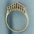 Ruby and Diamond Cathedral Ring in 10k Yellow Gold