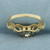 CZ Engagement Ring in 10K Yellow Gold