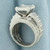 Invisible Set Diamond Ring in 14k White Gold