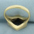 Vintage Onyx Ring in 14K Yellow Gold