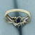Sapphire and Diamond Ring in 10k White Gold