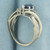 Sapphire and Diamond Ring in 10k White Gold