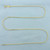 20 Inch Italian Foxtail Link Chain Necklace in 14k Yellow Gold