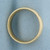 Mens Half Dome High Polish Wedding Band Ring in 14k Yellow Gold