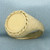 Mexican Dos Pesos Gold Coin Ring in 14k Yellow Gold