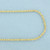 25 Inch Italian Sparkle Link Chain Necklace in 14k Yellow Gold