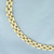 Italian 18 Inch Panther Link Necklace in 14k Yellow Gold