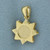 Designer Star Pendant in 18k Yellow Gold