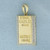 Diamond Gold Bar Pendant in 10k Yellow Gold