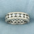 Diamond Designer Band Ring in 18k White Gold