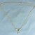 Diamond Dangle Necklace in 14k Yellow Gold