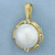 Large Mabe Pearl and Diamond Statement Pendant in 18K Yellow Gold