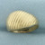 Striped Dome Shrimp Ring in 10k Yellow Gold