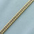 Champagne Diamond Tank Tread Bracelet in 10K Yellow Gold