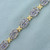 8ct Tanzanite Bracelet in 10K Yellow Gold