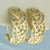 Diamond Braided Design Earrings in 14K Yellow Gold