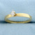 Vintage Marquise Solitaire Diamond Engagement Ring in 14K Yellow Gold