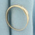 Mens 3-Stone Diamond Flush Set Wedding Ring in 14k Yellow Gold
