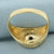 Mens Diamond Evil Eye Ring in 14k Yellow Gold