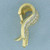 Baguette and Round Diamond Enhancer or Slide in 18k Yellow Gold