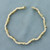 Two Tone Princess Diamond Bracelet in 14k Yellow and White Gold