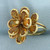 Citrine Flower Ring in 14k Yellow Gold
