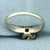Vintage Diamond Solitaire Engagement Ring in 14K White Gold
