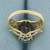 Mystic Topaz and White Sapphire Ring in 10k Yellow Gold