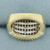 5-Row Diamond Ring in 14k Yellow Gold